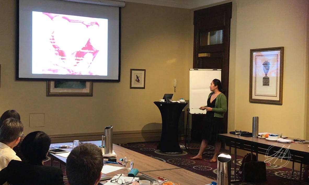 Dr Hui at the EMS Ambassador Day, Brisbane